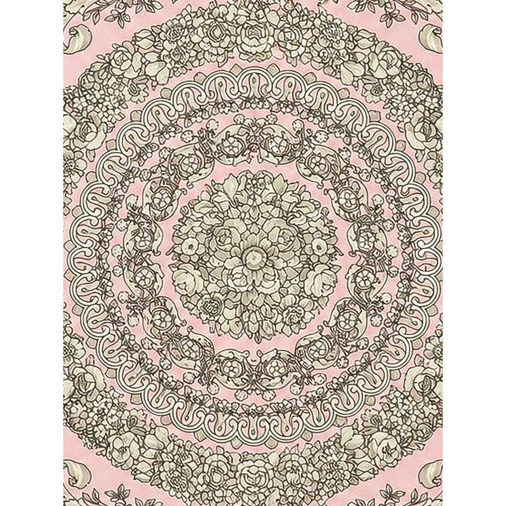 Barocco-print silk scarf 2