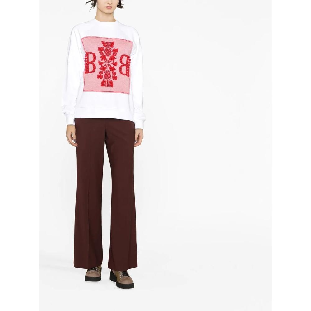 embroidered panelled sweatshirt 2