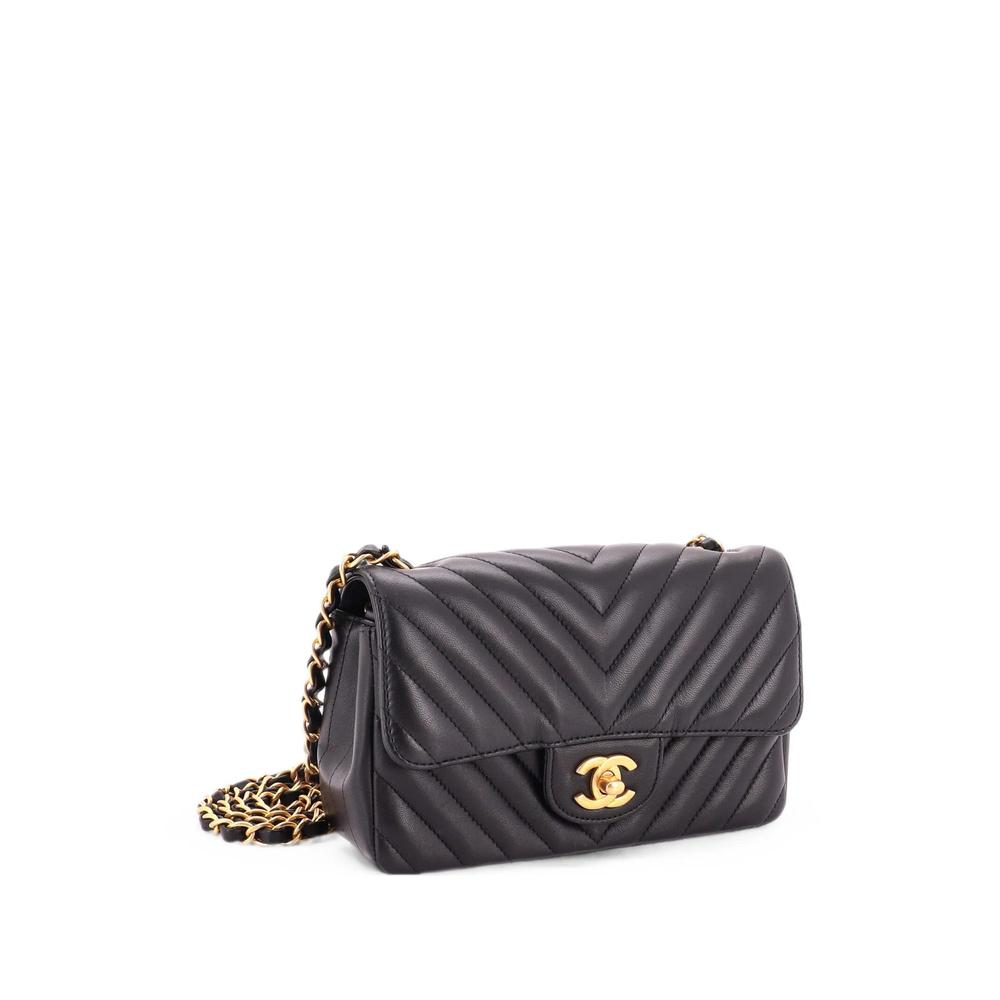 Classic Single Flap Bag Chevron Lambskin Mini shoulder bag 3
