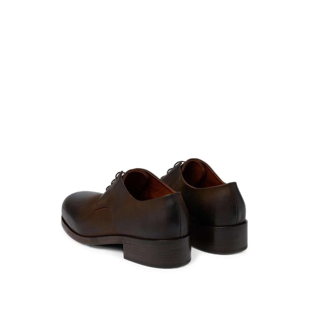 Gnocco gradient-effect leather derby shoes 3