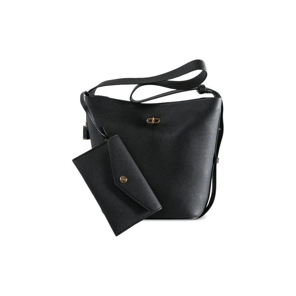 Сумки-ведра Tory Burch Lock Slim Medium Bucket Bag 'Black' 1
