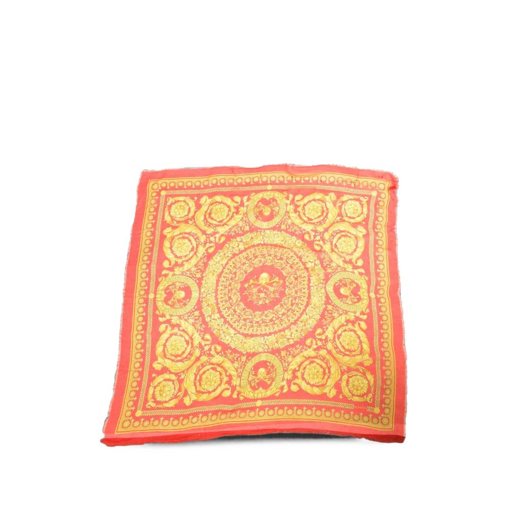 Barocco-print silk scarf 1