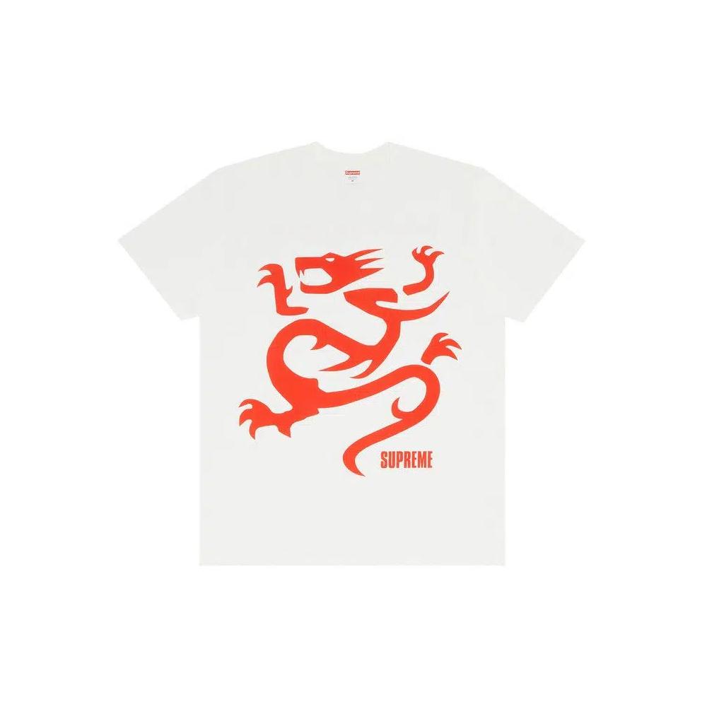 Футболки Supreme Mobb Deep Dragon Tee 'White' 1