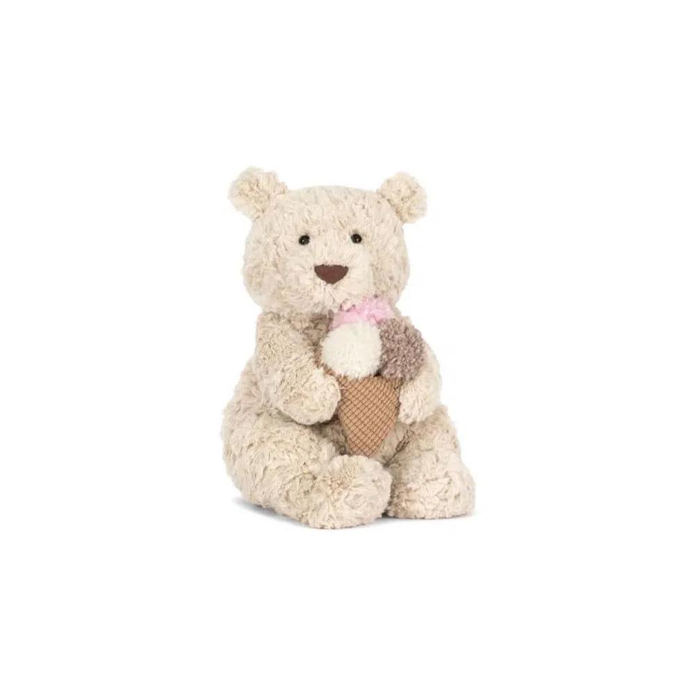 Мягкие игрушки Jellycat Oatus Bear With Ice Cream Plush (NYC Exclusive) 1