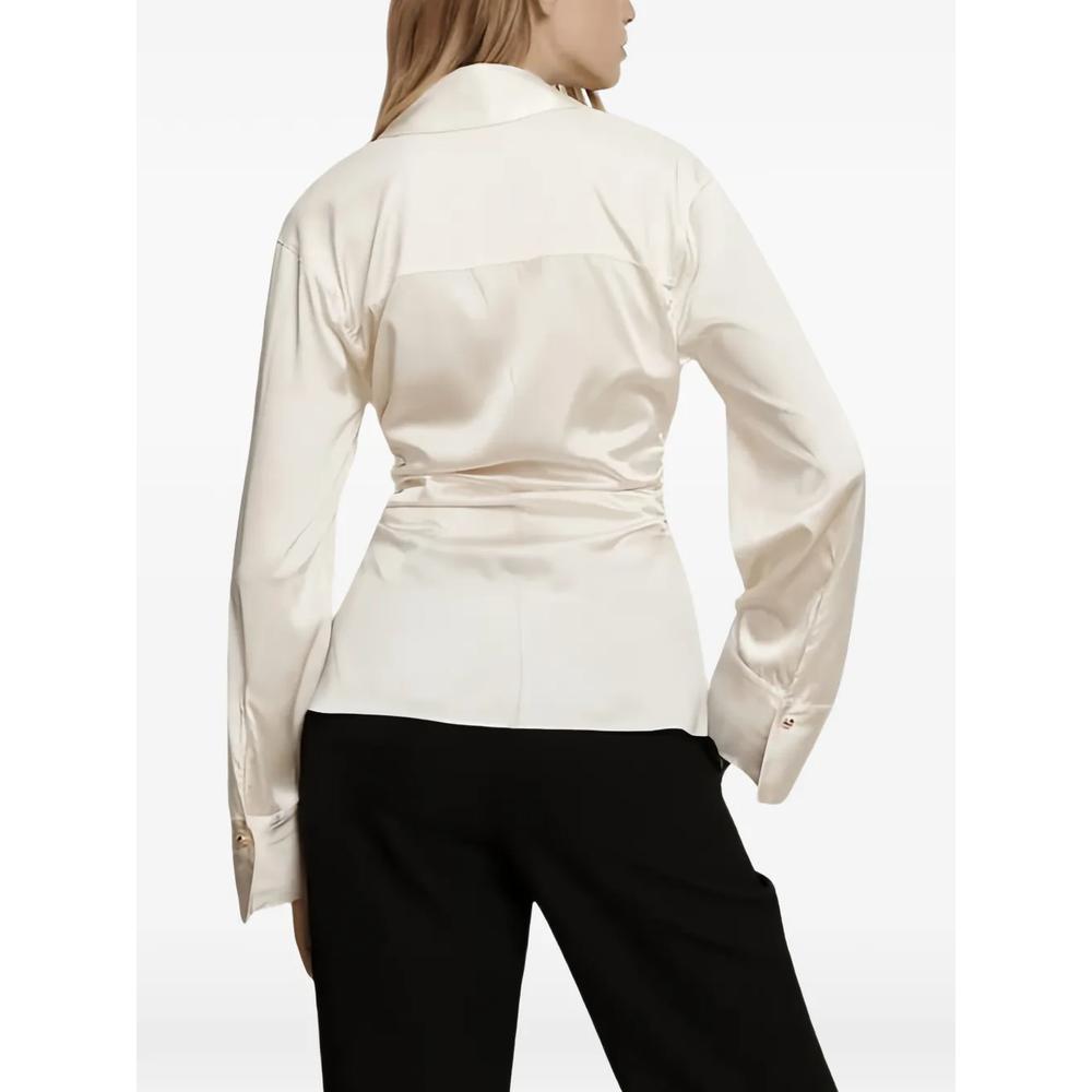 ruched long sleeve shirt 2