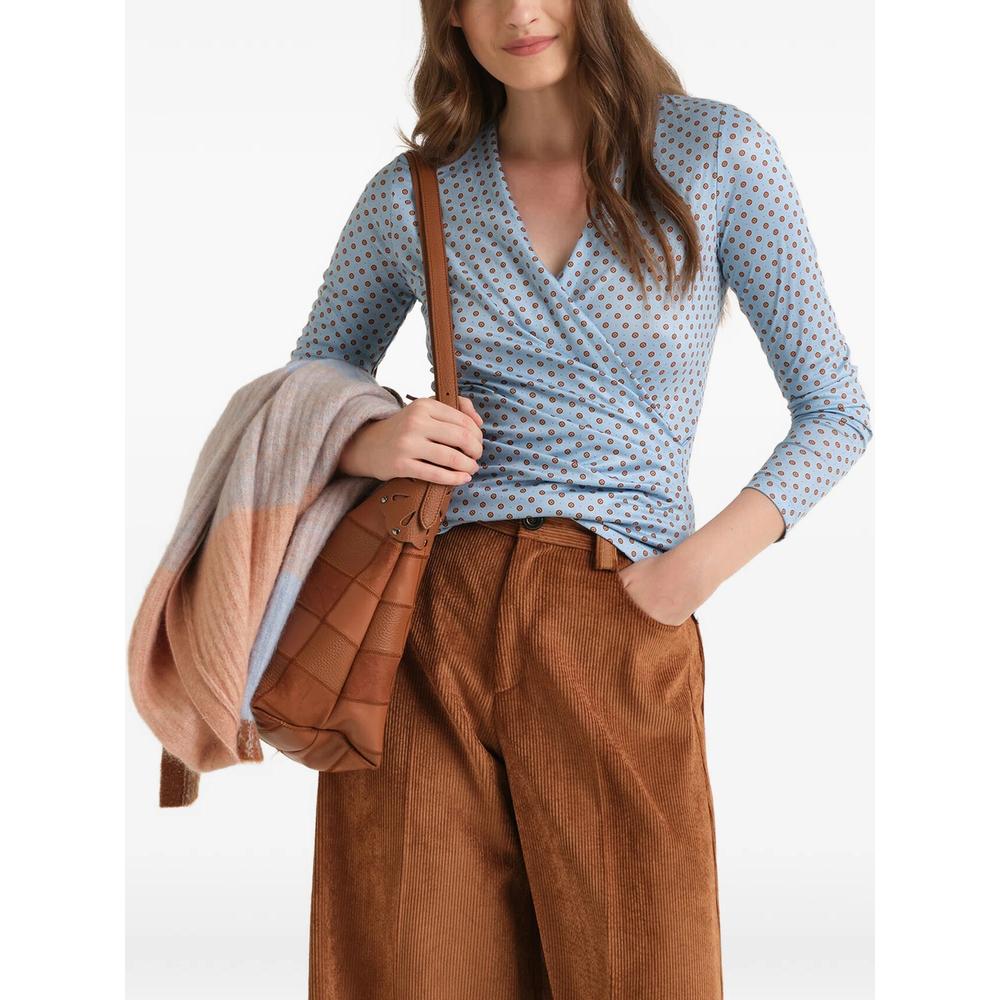 printed draped long-sleeve T-shirt 2