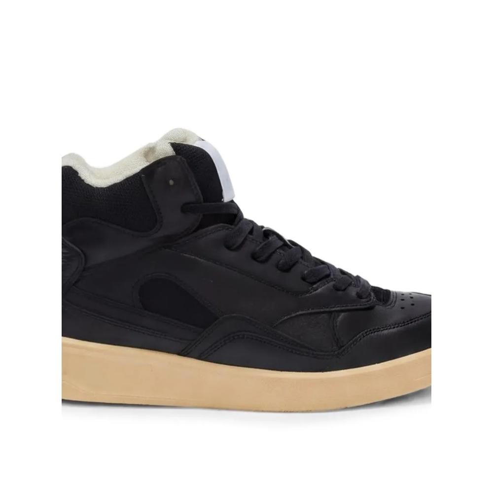 high-top panelled sneakers 2