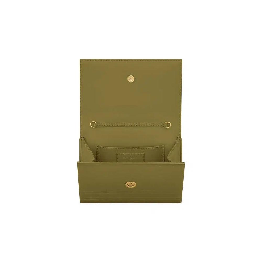 Сумки Saint Laurent Vicky Minaudière In Plexiglas 'Зеленый' 3