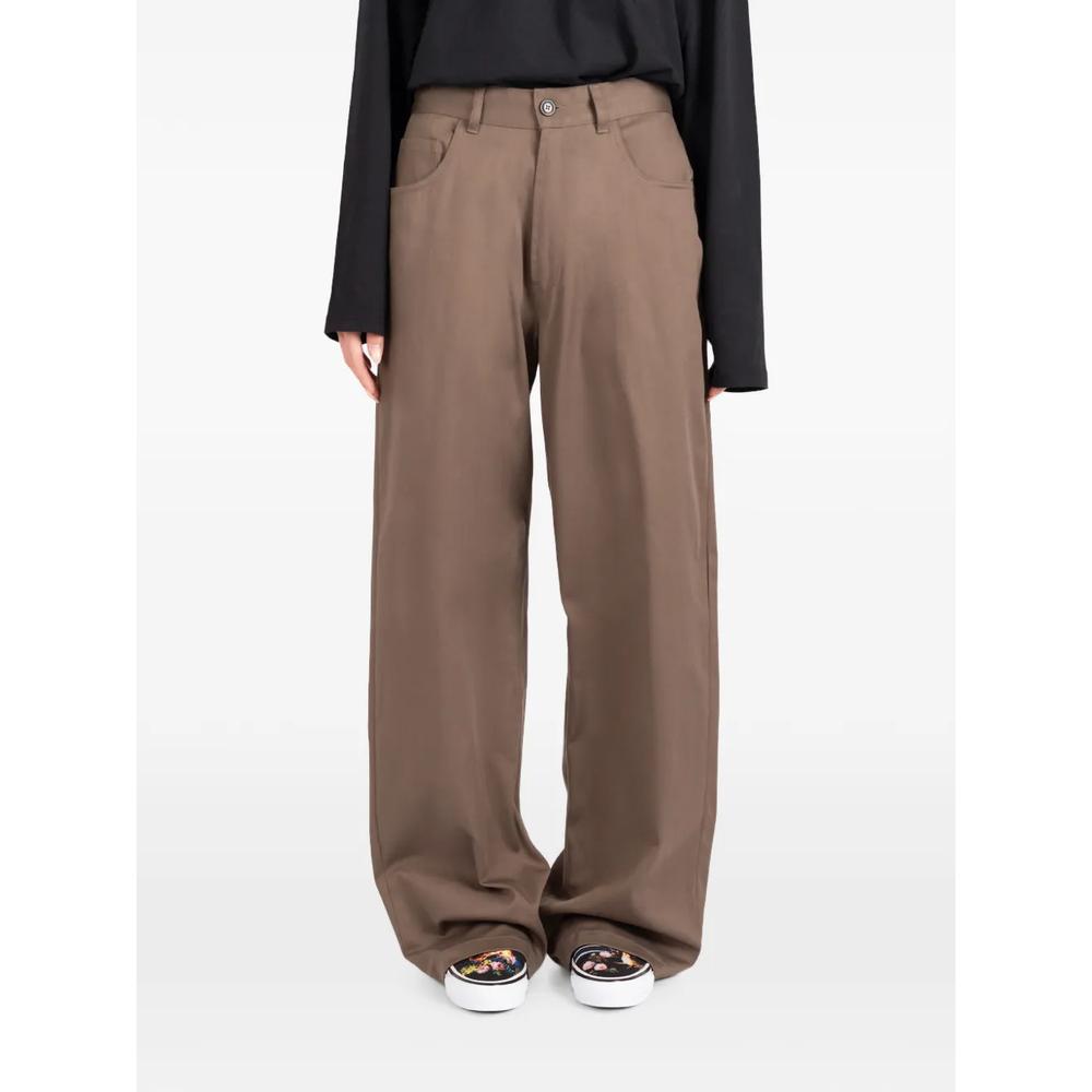 Red Cross straight-leg trousers 4