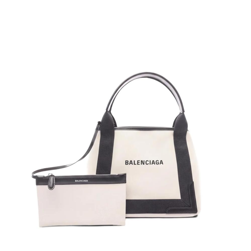 2020s Cabas canvas leather tote bag 1