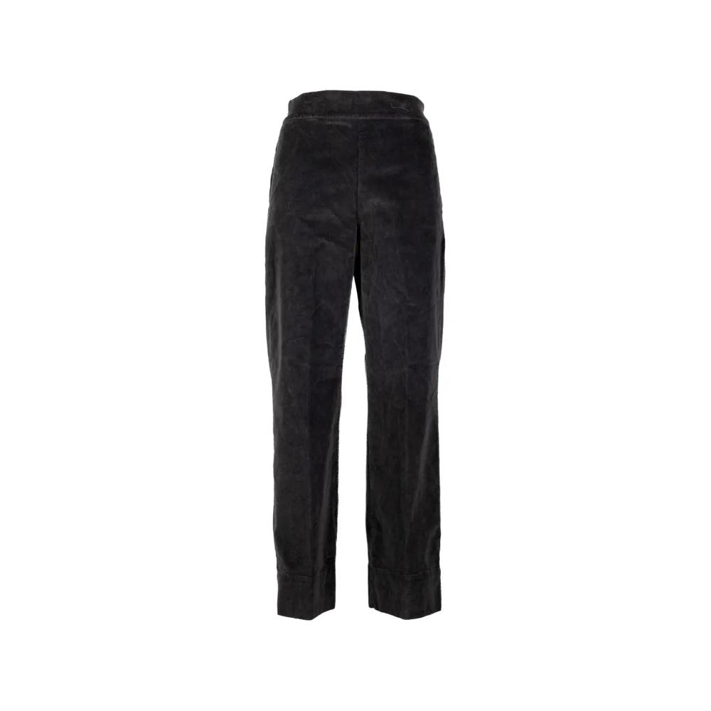 corduroy elasticated-waist trousers 1