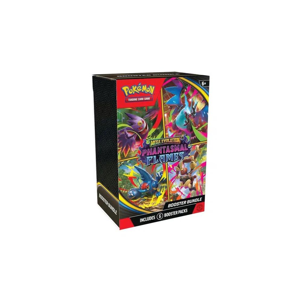 Коллекционные карточки Pokémon Mega Evolution: Phantasmal Flames Booster Bundle 1