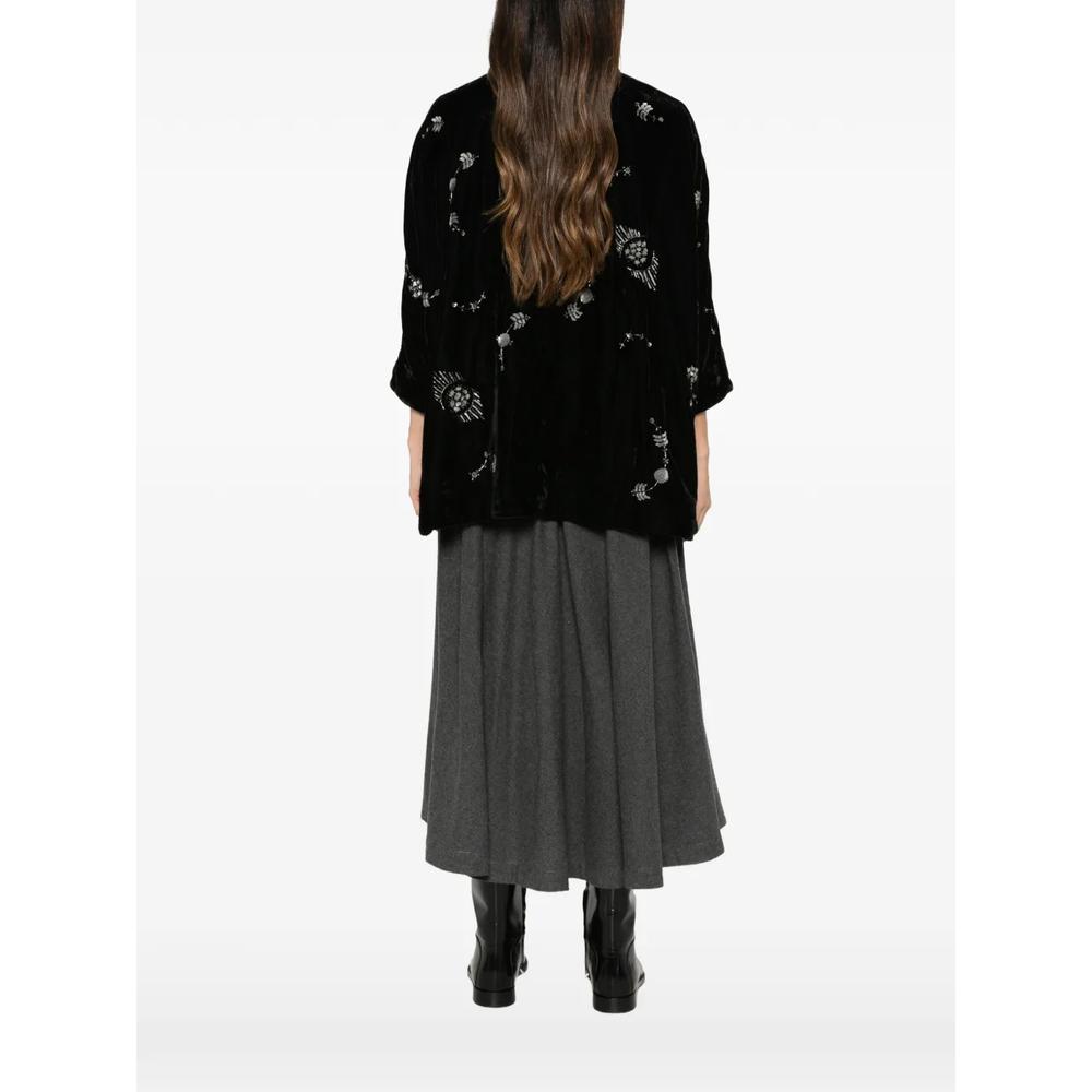 sequin-embellished velvet jacket 4