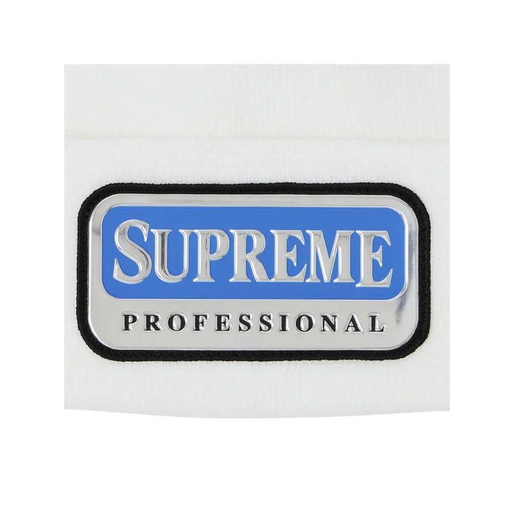 Вязаные шапки Supreme Professional Beanie 'White' 3