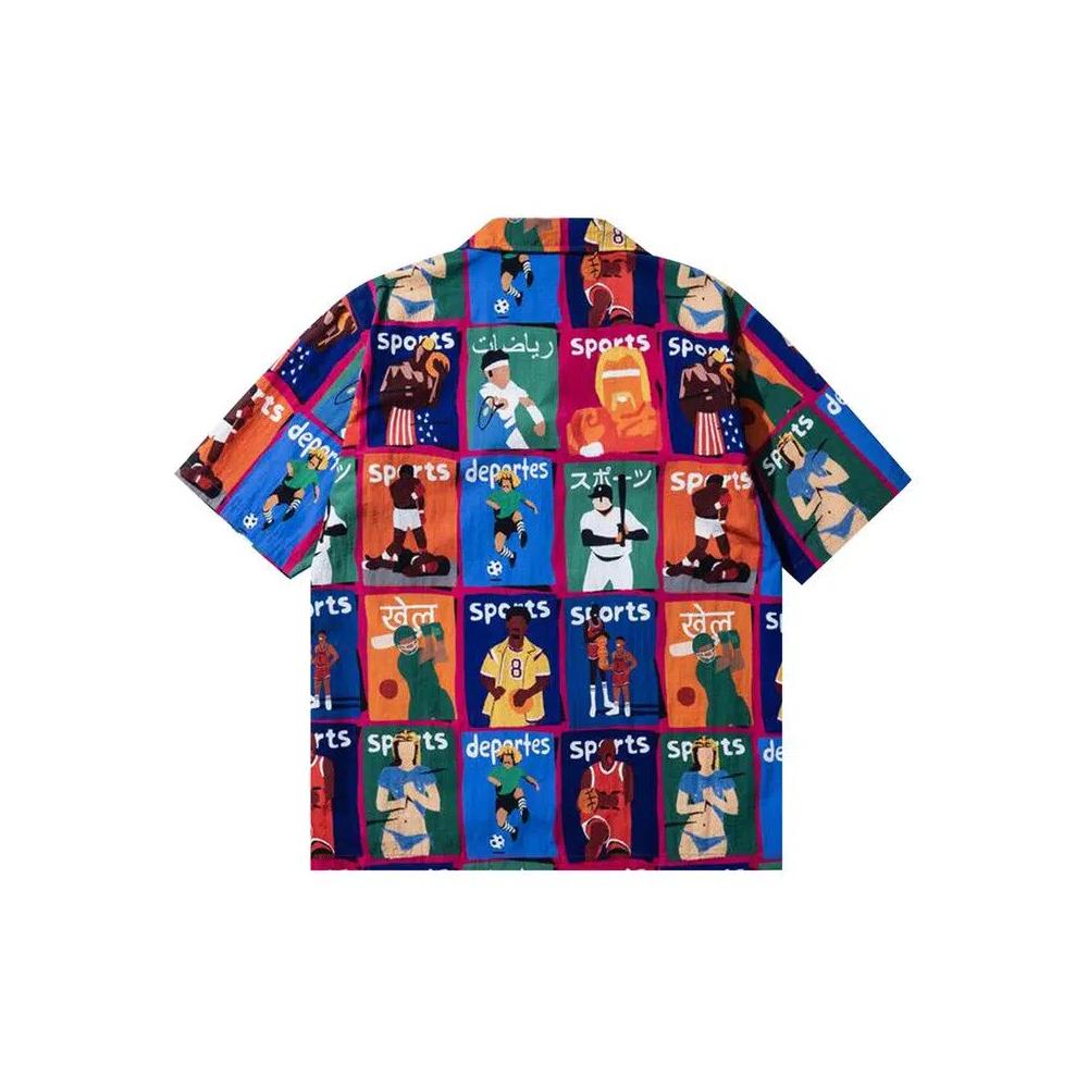Верхи Market Illustrated Short-Sleeve Button Up «Multicolor» 2