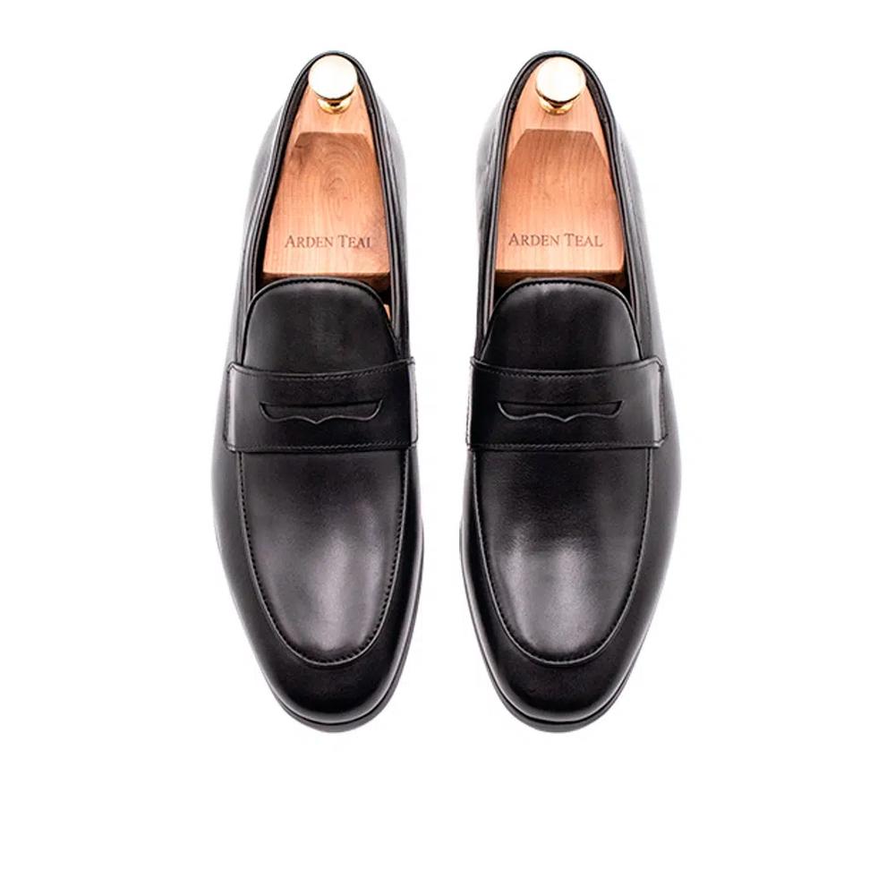 Лоферы пенни Olavarria Black с рантом Blake 6