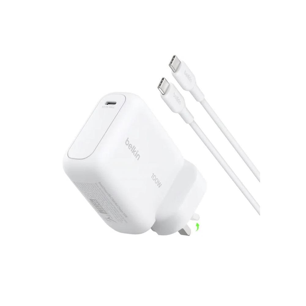 BELKIN BoostCharge USB-C GaN зарядное устройство 100Вт + кабель USB-C 1