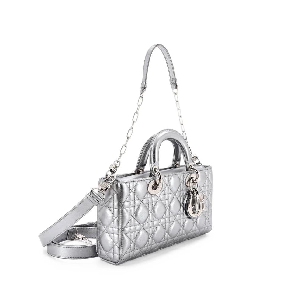 Lady D-Joy Bag Cannage Quilt Lambskin Medium satchel 1