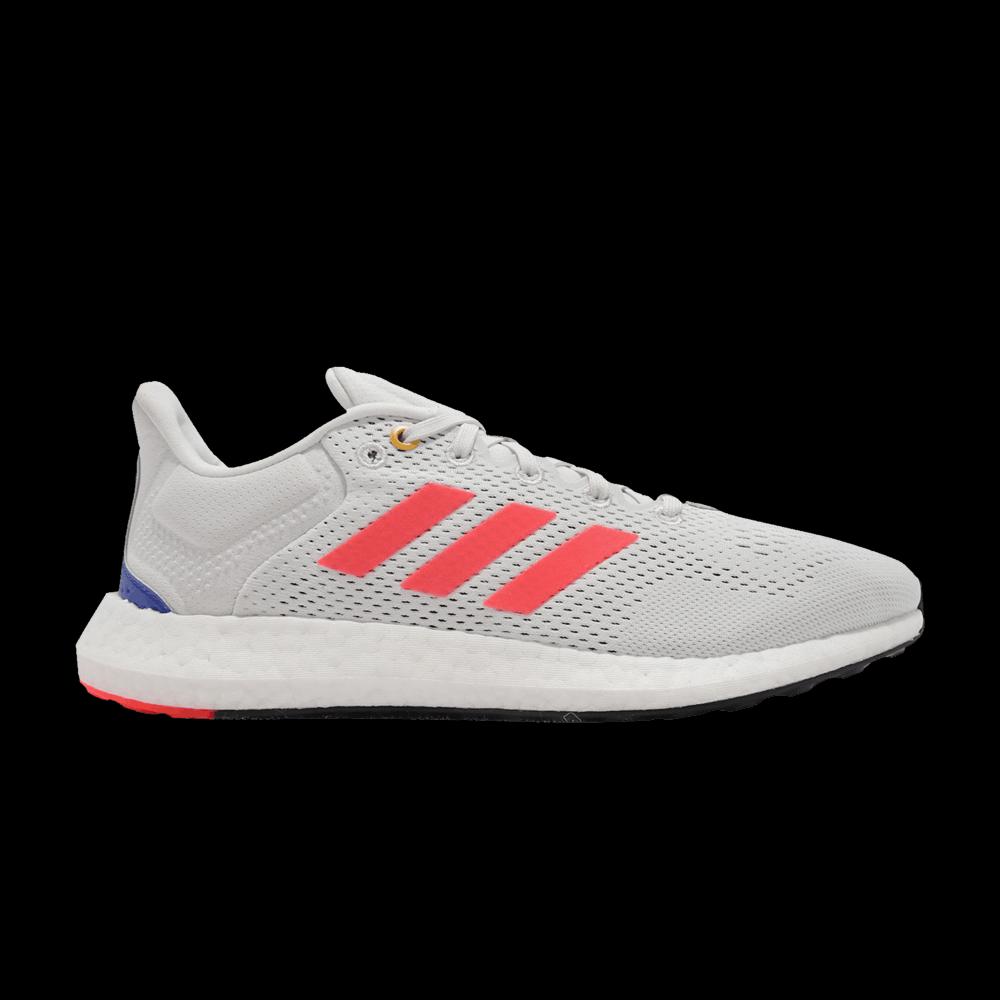 Кроссовки Adidas PureBoost 21 'White Solar Red' 1