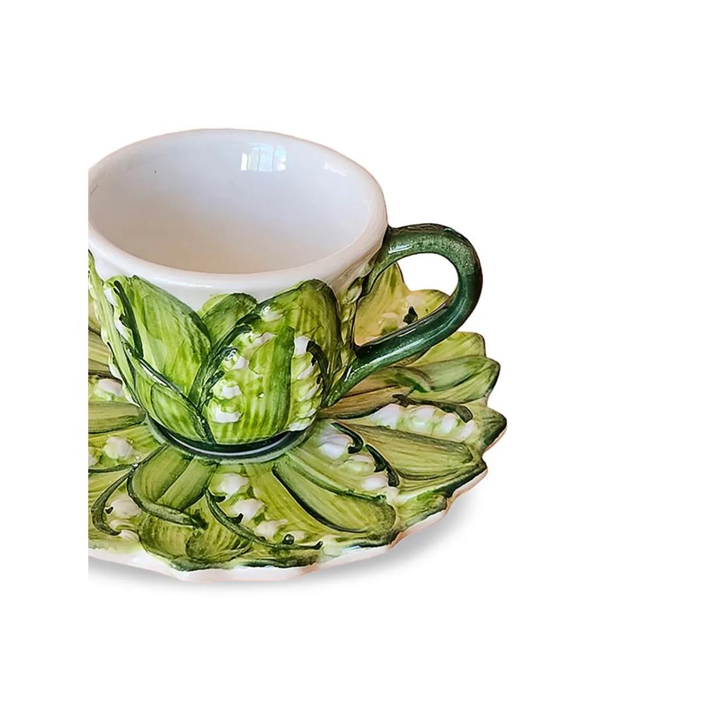 Кофейная чашка и блюдце Lily Of The Valley 2