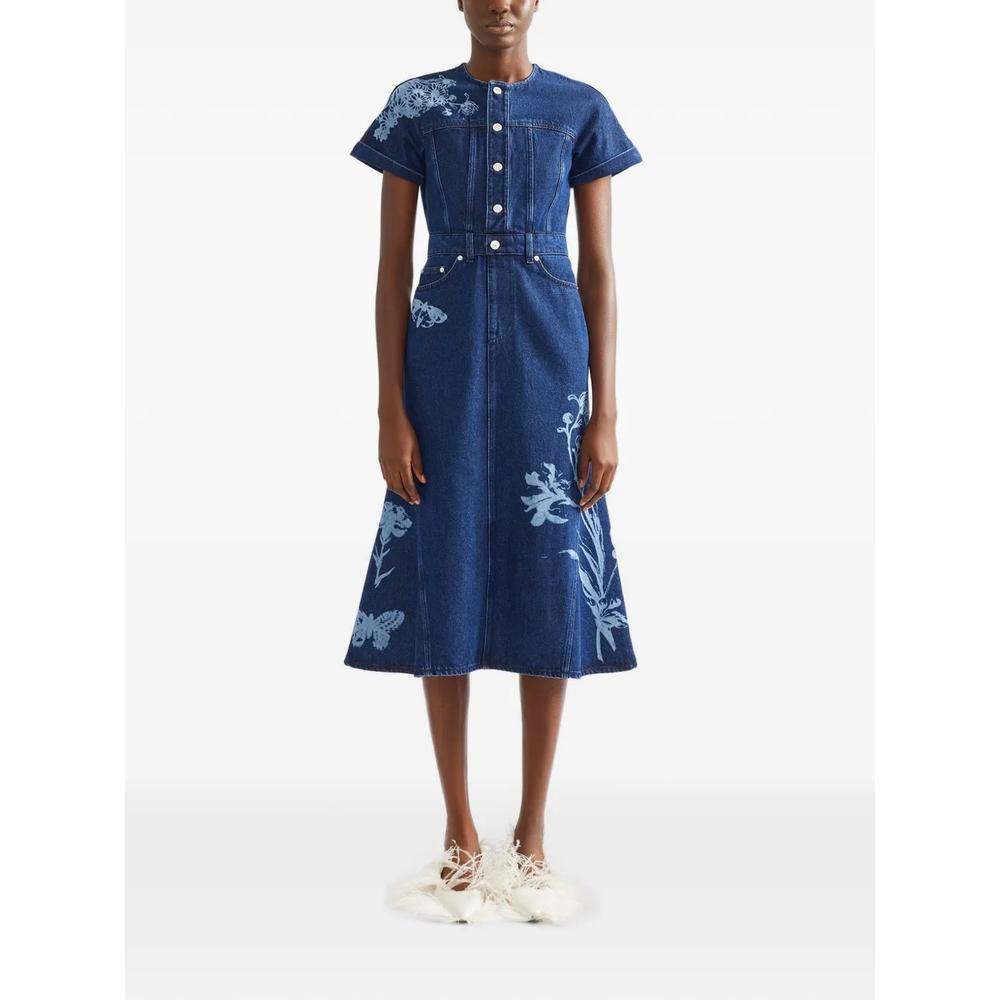 floral-print short-sleeve dress 2