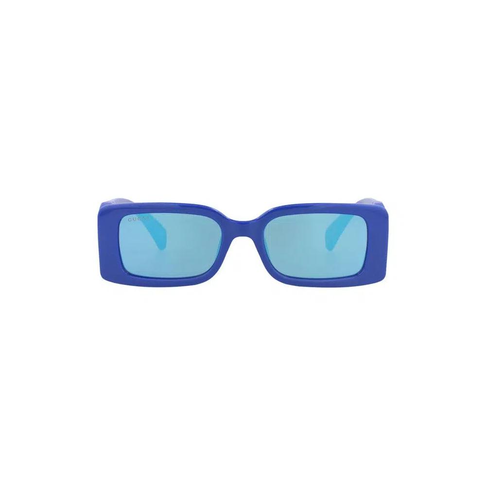 Солнцезащитные очки Gucci Square-Frame Injection 'Blue' 1