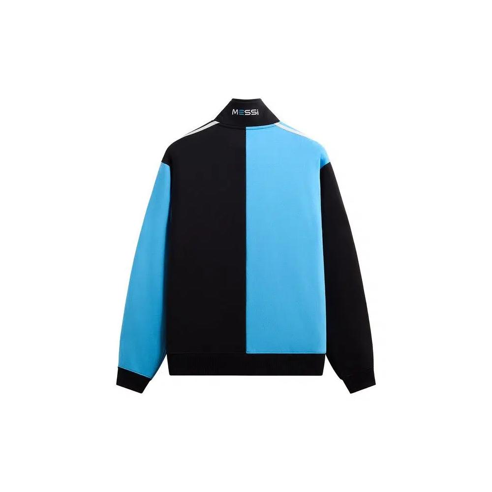 Полузастегивающиеся кофты Kith x Messi For Adidas Fleece Quarter Zip 'Black' 2