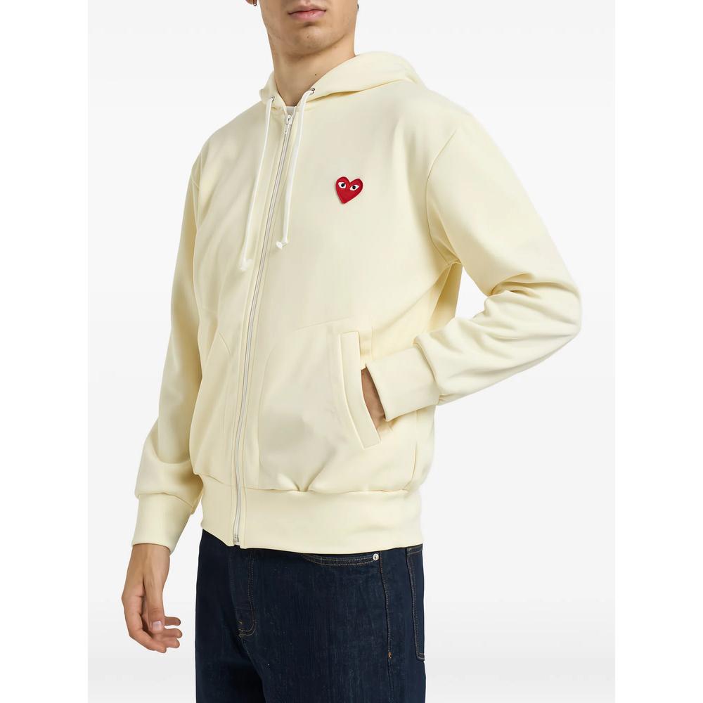 heart-patch zip-up hoodie 2