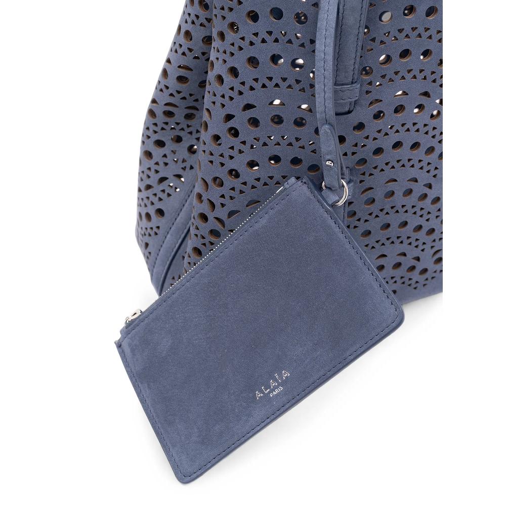 Mina 26 bag in perforated Vienne nubuck tote bag 5