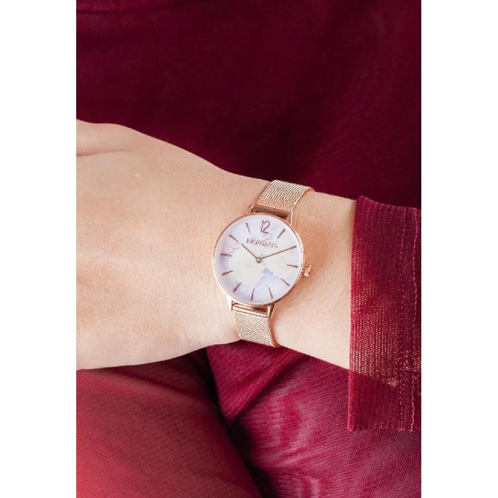 Часы Ninfa Quartz R0153141502 с ремешком из розового золота и металла 2