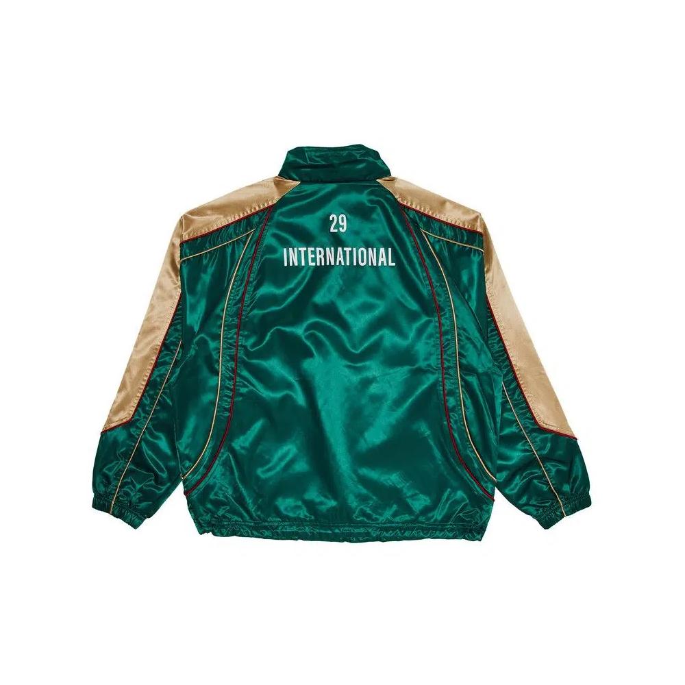 Верхняя одежда Supreme Satin Piping Pullover 'Зелёный' 2