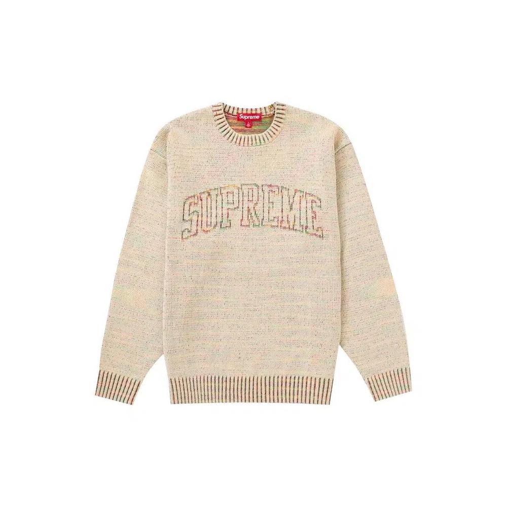 Свитера Supreme Contrast Arc Sweater 'White' 1