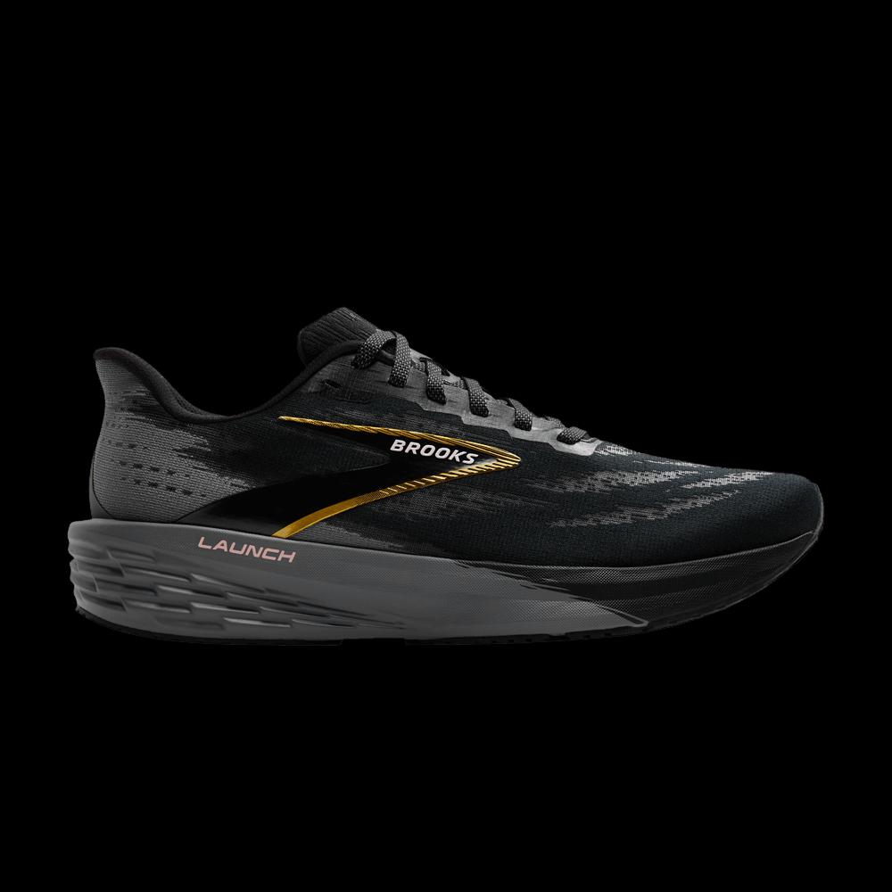 Кроссовки Brooks Launch 11 'Black Grey Gold' 1
