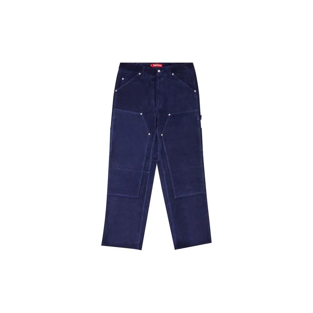 Брюки Supreme Suede Double Knee Painter Pant 'Blue' 1