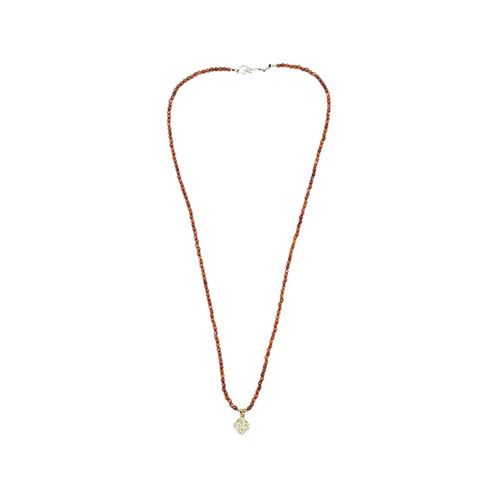 clover faceted beaded necklace 2