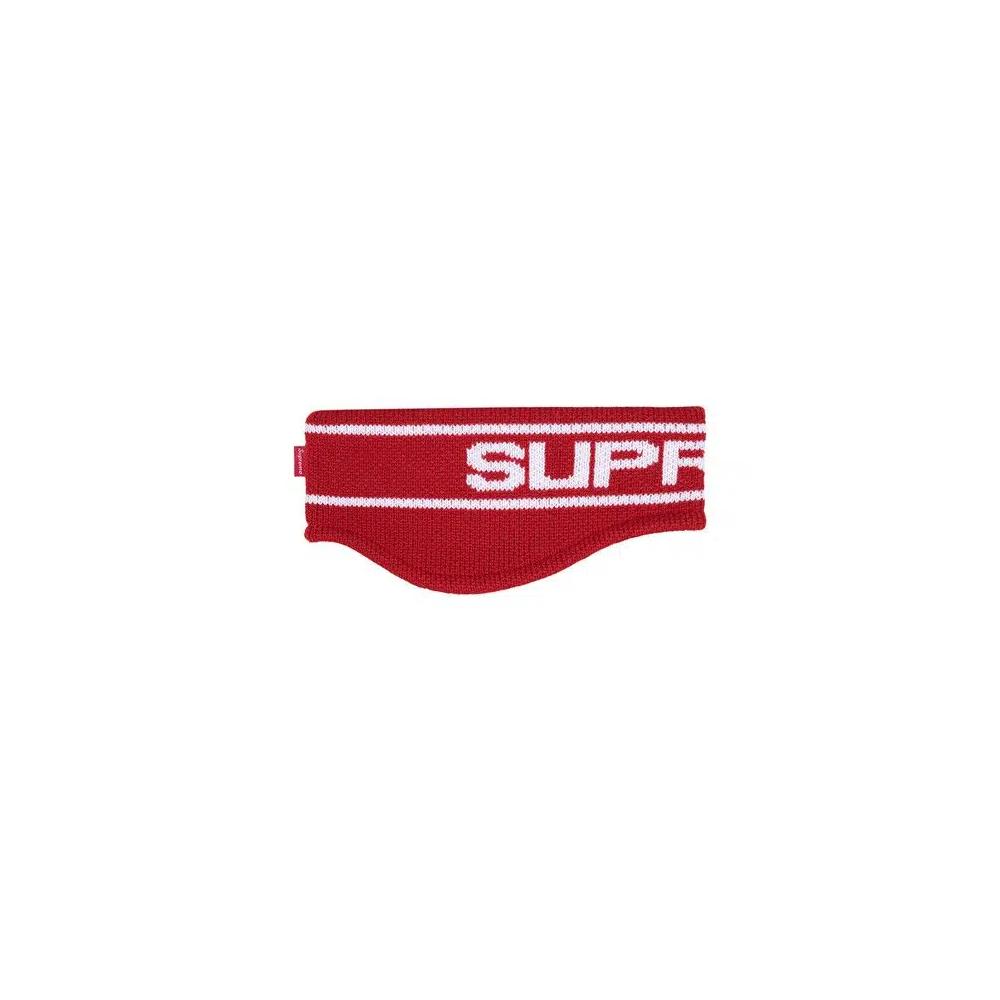 Hats Supreme Contrast Logo Headband 'Красный' 1