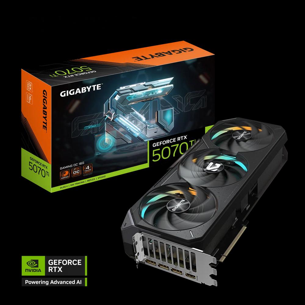 Gigabyte GeForce RTX 5070 Ti GAMING OC 16G видеокарта 1