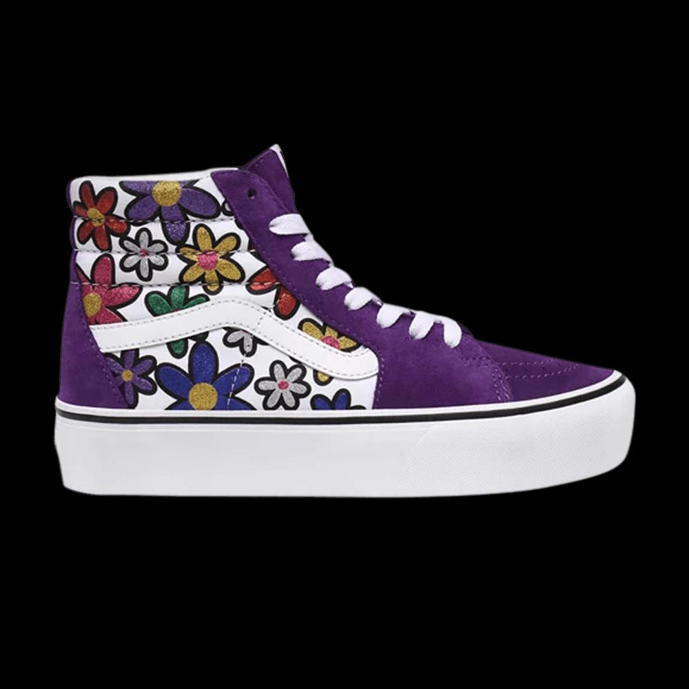Кроссовки Vans Sk8-Hi Platform 2 'Glitter Daisies' 1