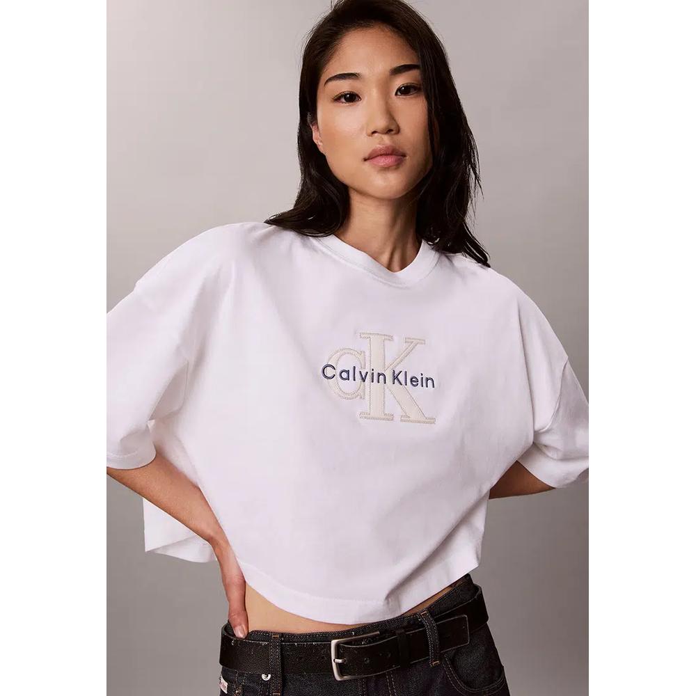 Джинсовая футболка Monologo Boxy - Calvin Klein Jeans 1