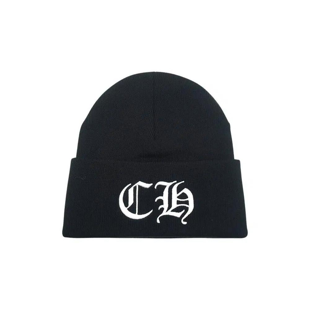 Шапки-бини Chrome Hearts Embroidered CH Logo Beanie 'Черный' 1