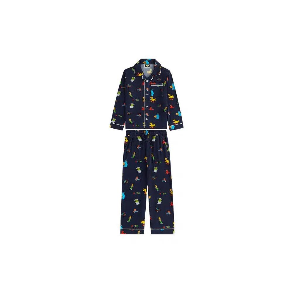 Пижамы Kith Kids x Sesame Street Pajama Set «Nocturnal» 1