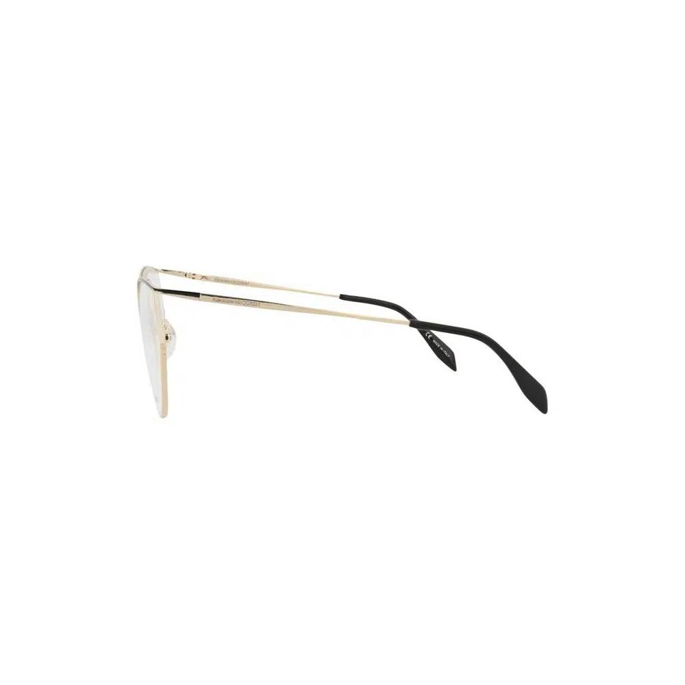 Очки Alexander McQueen Cat Eye-Frame Metal Optical Frames 'Gold Transparent' 3