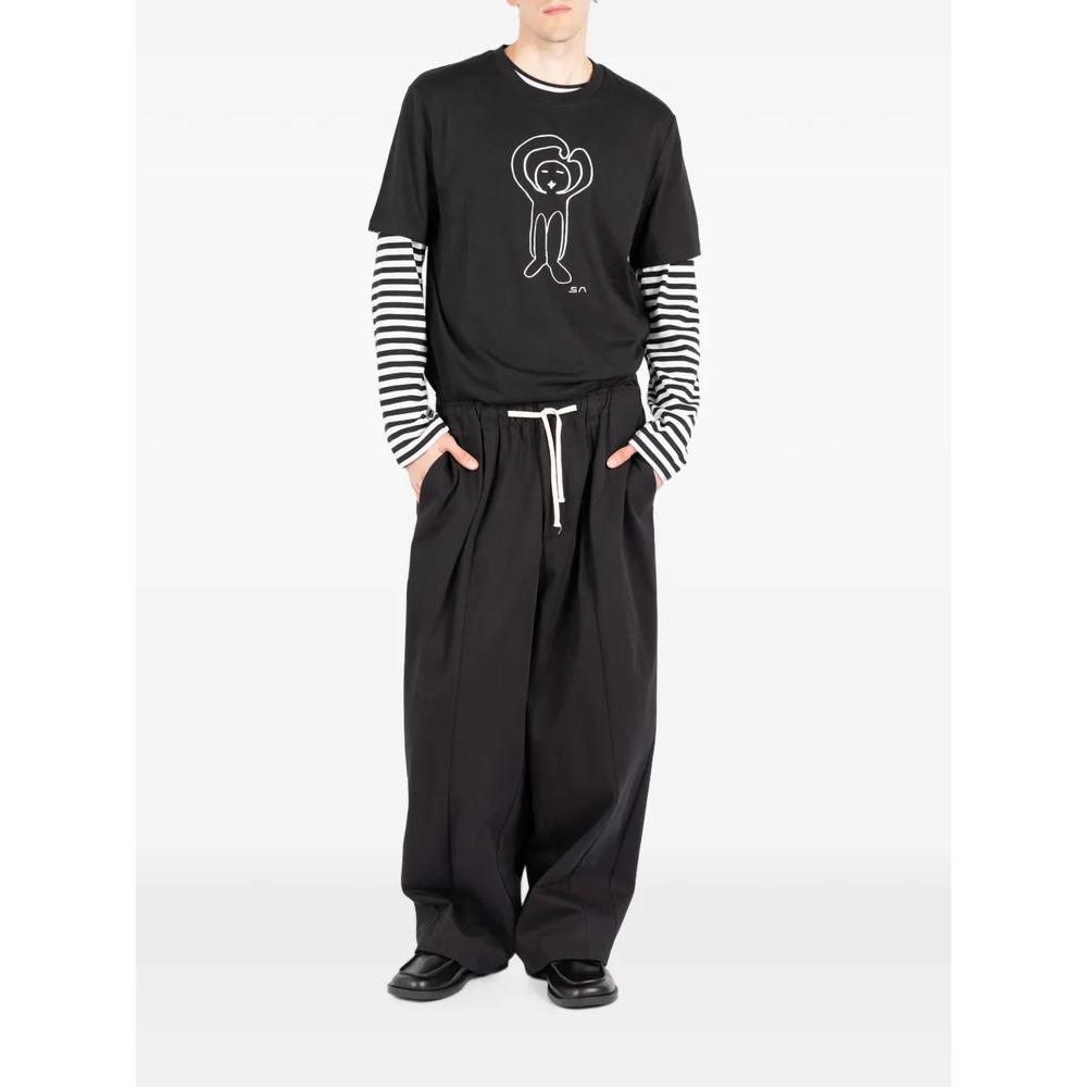 Helsinki pleated drawstring-waist trousers 2