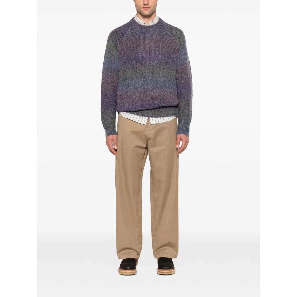 gradient-effect raglan-sleeve sweater 2