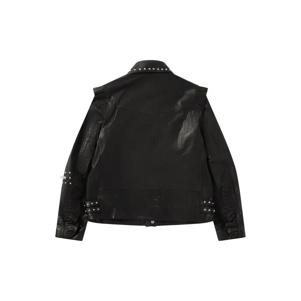 Кожаные куртки Comme des Garçons Noir Studded Faux-Leather Biker Jacket 'Black' 2