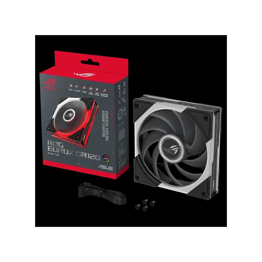 ASUS ROG Eurux GR120 ARGB 120mm вентилятор - черный (одиночная упаковка) 4