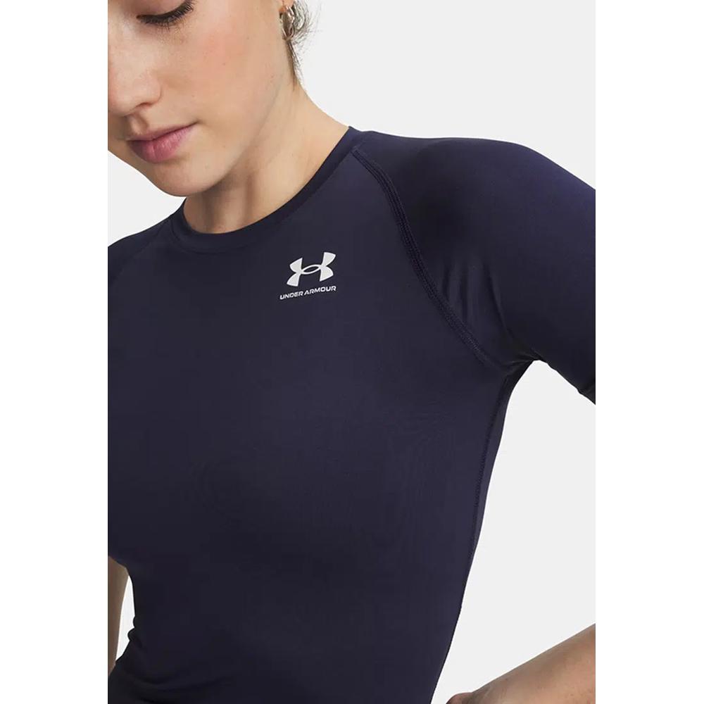 HeatGear® женский компрессионный топ с коротким рукавом 3