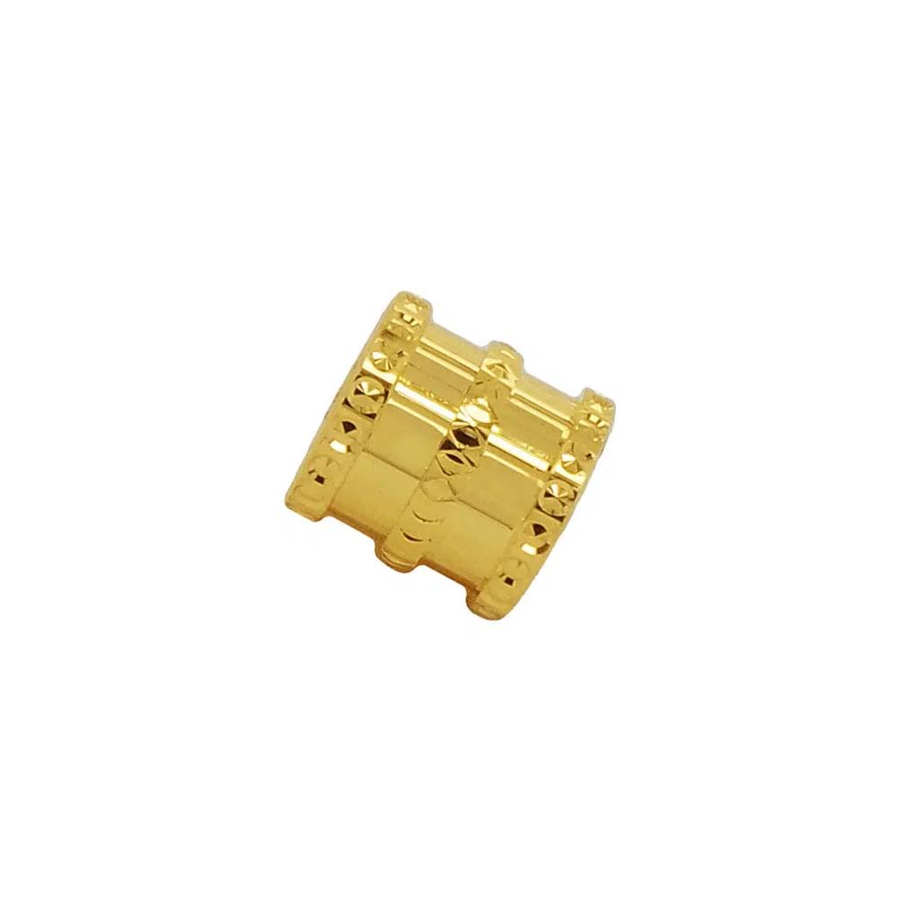[SPECIAL] LITZ 999 (24K) Золотая трубчатая подвеска EPC0896 (1.26г+/-) 2