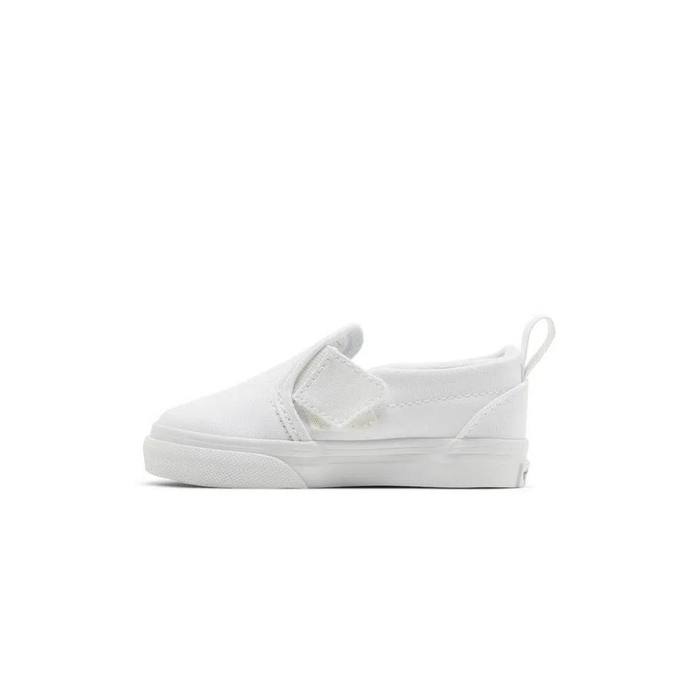 Слипоны Vans Slip-On V Toddler 'Triple White' 3