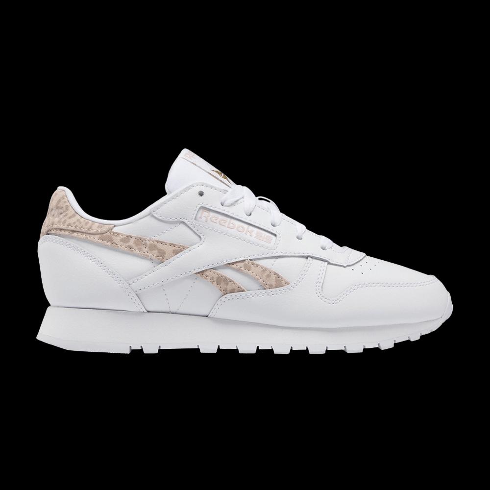 Повседневные кроссовки Reebok Wmns Classic Leather 'Soft Ecru Leopard' 1